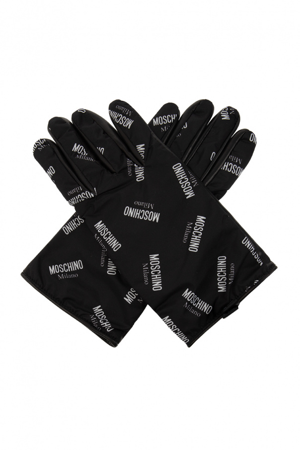 Moschino Gloves with logo