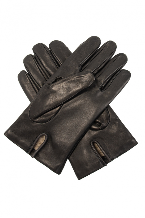 Moschino Leather gloves