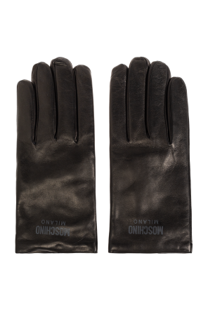 Moschino Leather gloves