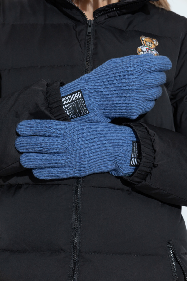 Moschino Gloves with logo