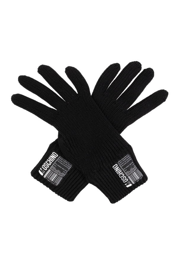 Moschino Gloves with logo