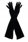 Gucci BLACK Gloves with logo
