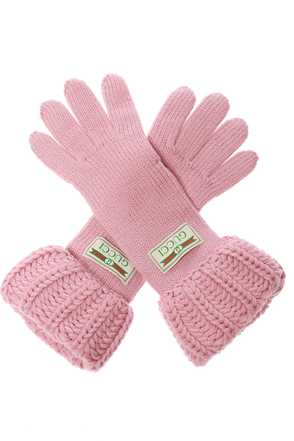 pink gucci gloves