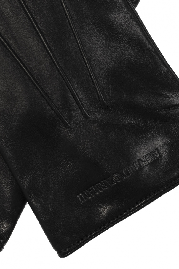 Emporio armani underwear Leather gloves