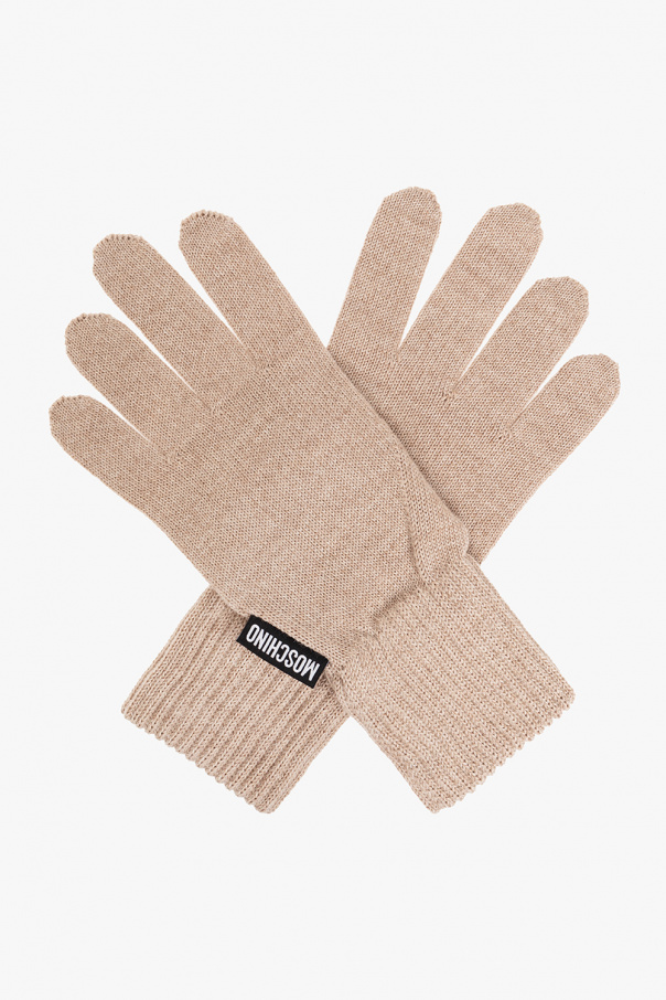 Moschino Gloves with teddy bear motif | Women's Accessories | Vitkac