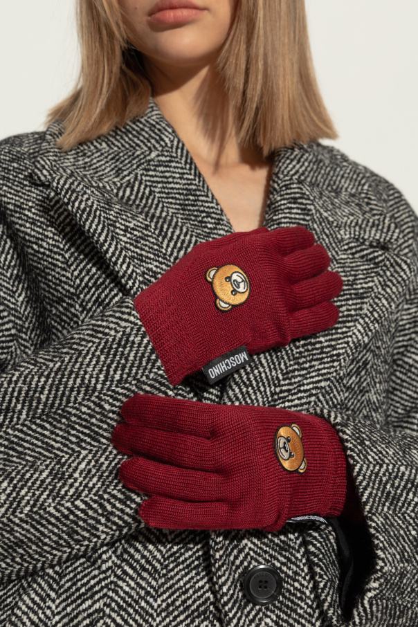 Moschino Wool gloves