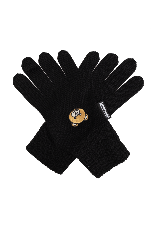 Moschino Gloves with logo