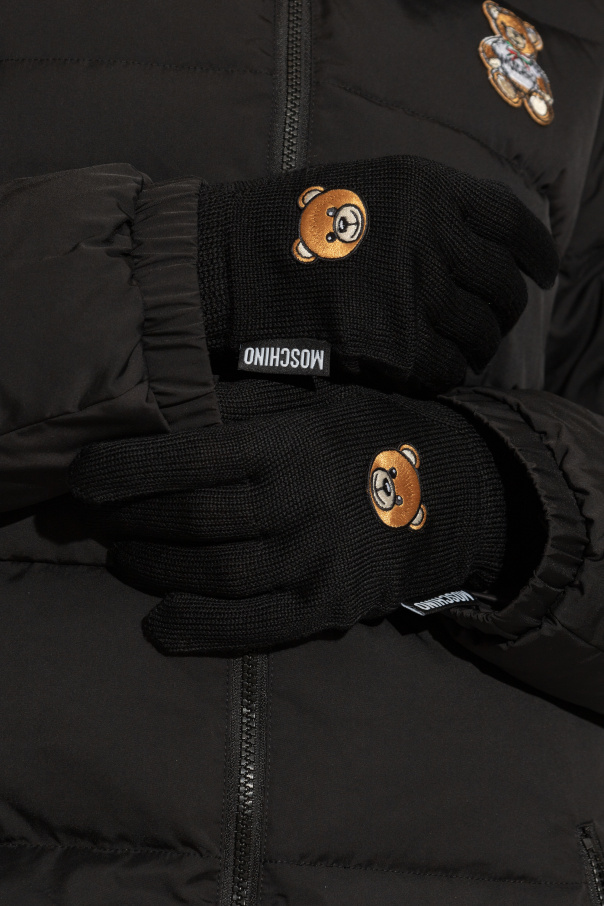 Moschino Gloves with logo