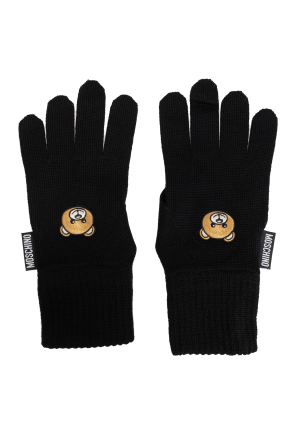 Moschino Gloves with logo