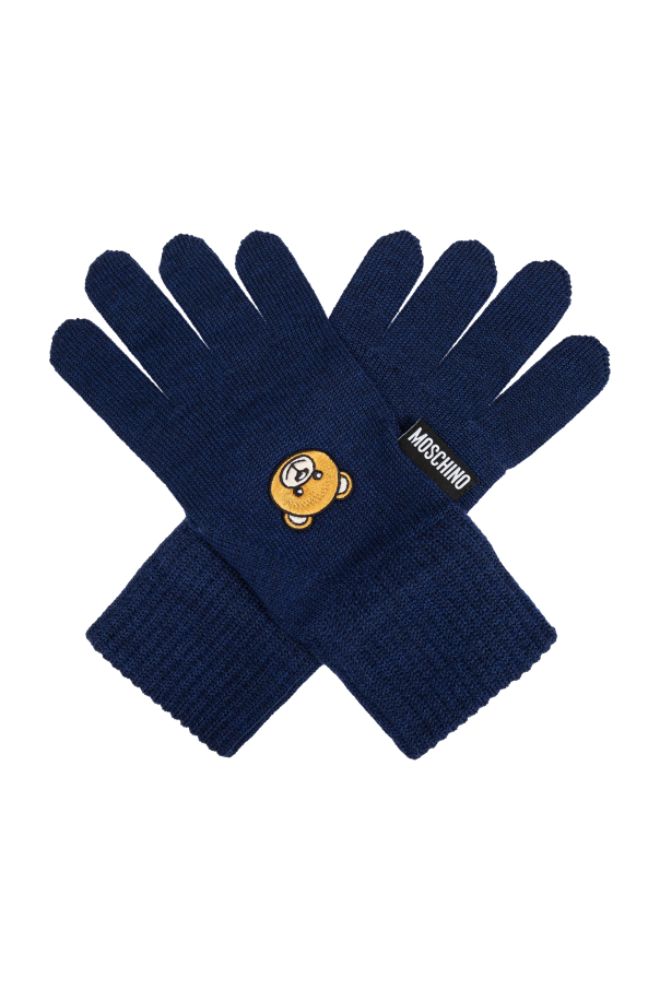 Moschino Gloves with logo