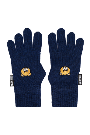 Moschino Gloves with logo