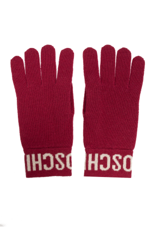 Moschino Gloves with logo