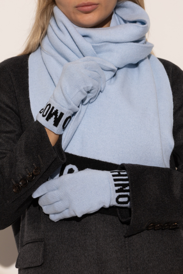 Moschino Gloves with logo