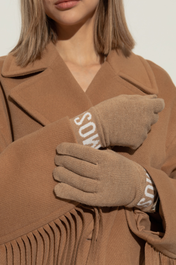 Moschino Gloves with logo