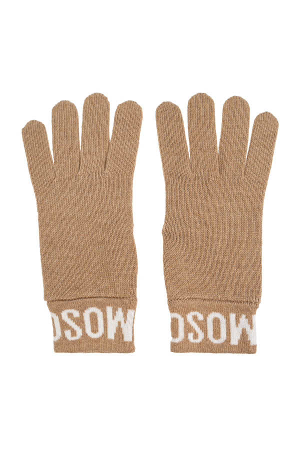 Moschino Gloves with logo