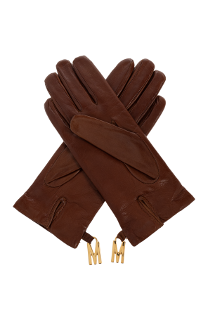 Moschino Guantes de cuero