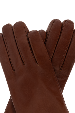 Moschino Guantes de cuero