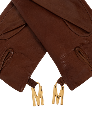Moschino Guantes de cuero