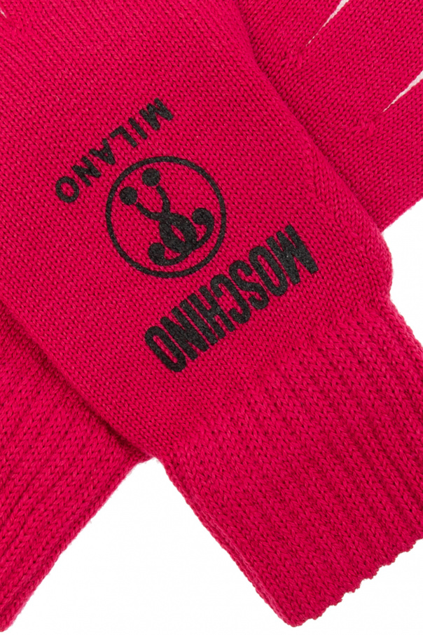 Moschino Gloves with logo