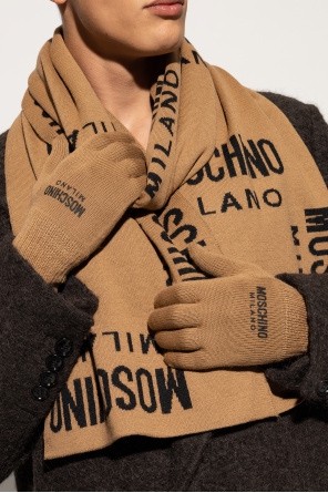 Moschino Gloves with logo