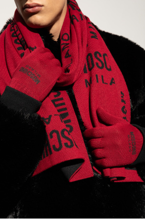 Moschino Gloves with logo