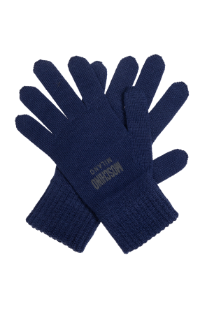 Gloves with logo