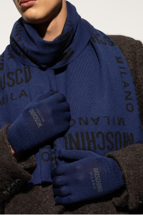 Moschino Gloves with logo