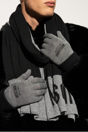 Moschino Gloves with logo