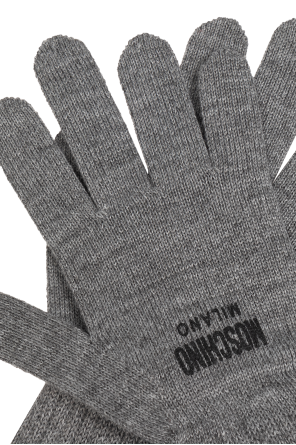 Moschino Gloves with logo