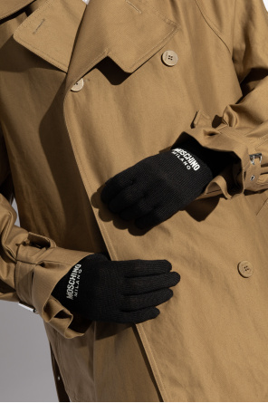 Moschino Gloves with logo