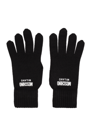 Moschino Gloves with logo