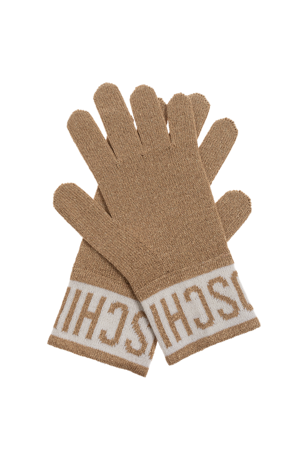 Gloves with lurex thread od Moschino