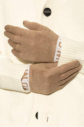 Moschino Guantes con hilo de lúrex