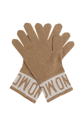 Moschino Guantes con hilo de lúrex