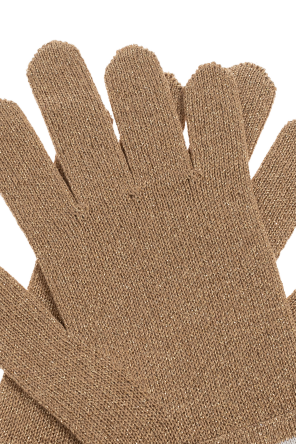 Moschino Guantes con hilo de lúrex