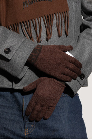 Moschino Gloves with lurex thread