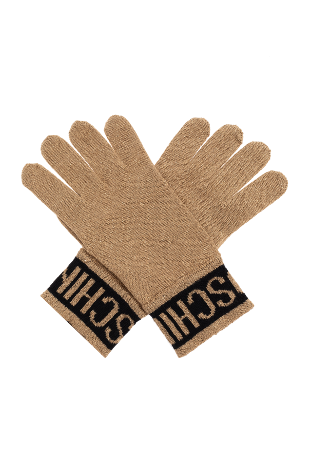 Gloves with lurex thread od Moschino