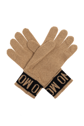 Moschino Handschuhe mit Lurex-Garn