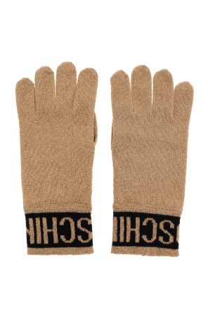Moschino Handschuhe mit Lurex-Garn