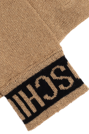 Moschino Handschuhe mit Lurex-Garn