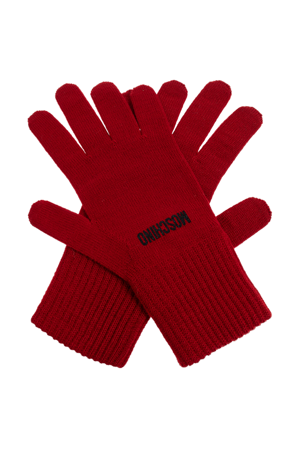 Moschino Gloves with logo