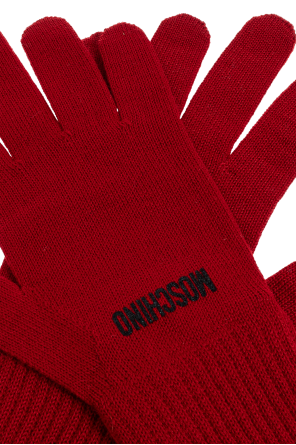 Moschino Gloves with logo