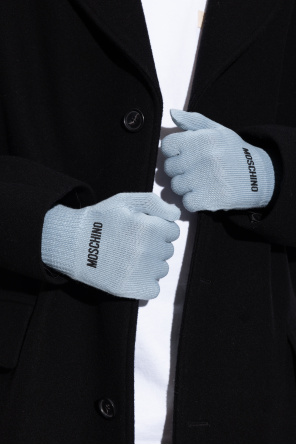 Moschino Guantes con logo