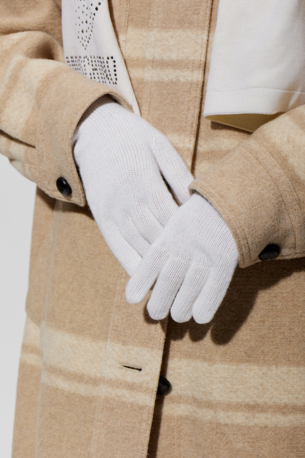 Moschino Gloves with a logo patch