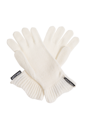 Moschino Gloves with a logo patch