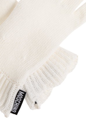 Moschino Gloves with a logo patch
