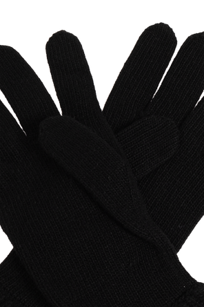 Moschino Gloves with logo patch