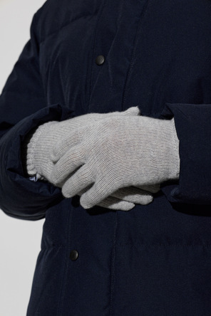 Moschino Gloves with a logo patch