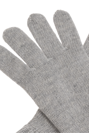 Moschino Gloves with a logo patch