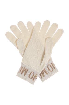 Moschino Luvas com logótipo
